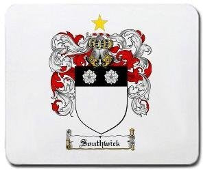 Southwick coat of arms mouse pad