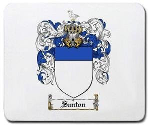 Santon coat of arms mouse pad