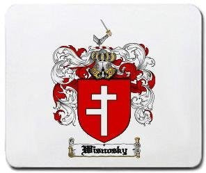 Wisnosky coat of arms mouse pad