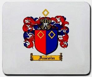 Aucoin coat of arms mouse pad