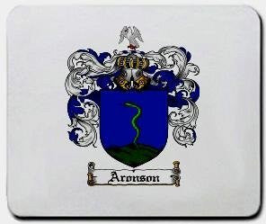 Aronson coat of arms mouse pad
