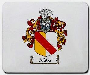 Amico coat of arms mouse pad