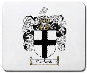 Traforde coat of arms mouse pad