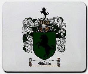 Moats coat of arms mouse pad