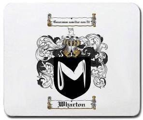 Wharton coat of arms mouse pad