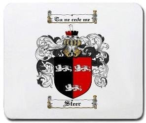 Steer coat of arms mouse pad