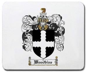 Woodbine coat of arms mouse pad