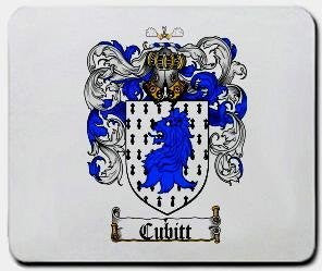 Cubitt coat of arms mouse pad