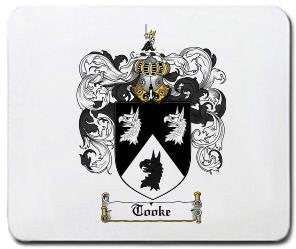 Tooke coat of arms mouse pad