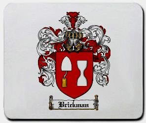 Brickman coat of arms mouse pad