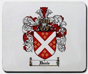 Denie coat of arms mouse pad