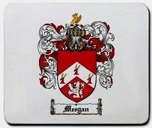 Meegan coat of arms mouse pad