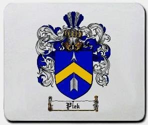 Piek coat of arms mouse pad