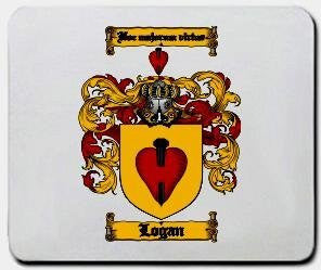 Logan coat of arms mouse pad