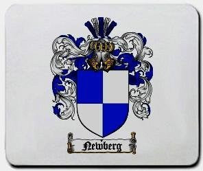 Newberg coat of arms mouse pad