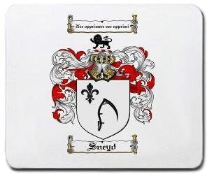 Sneyd coat of arms mouse pad