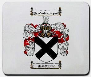 Baldwyne coat of arms mouse pad