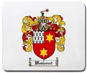 Weswood coat of arms mouse pad