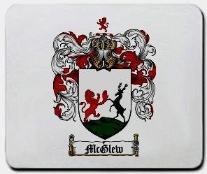 Mcglew coat of arms mouse pad
