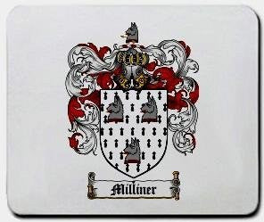 Milliner coat of arms mouse pad