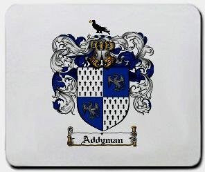 Addyman coat of arms mouse pad