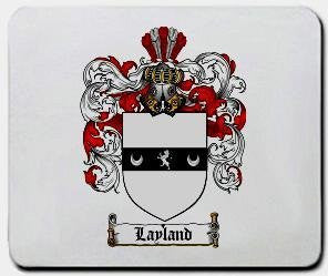 Layland coat of arms mouse pad