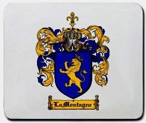 Lamontagne coat of arms mouse pad
