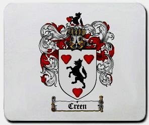 Creen coat of arms mouse pad