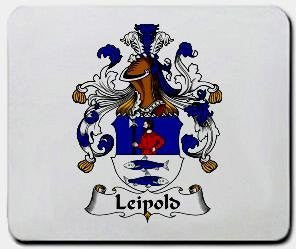 Leipold coat of arms mouse pad