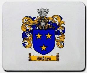 Andaya coat of arms mouse pad