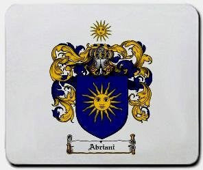 Abriani coat of arms mouse pad