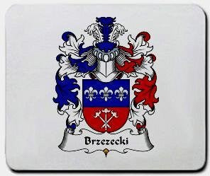 Brzezecki coat of arms mouse pad