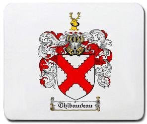 Thibaudeau coat of arms mouse pad