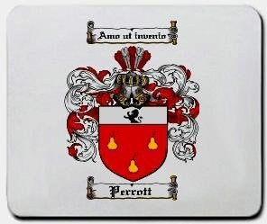 Perrott coat of arms mouse pad