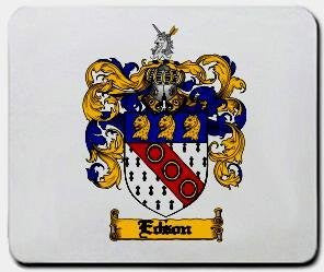 Edson coat of arms mouse pad