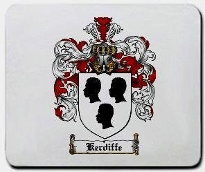 Kerdiffe coat of arms mouse pad