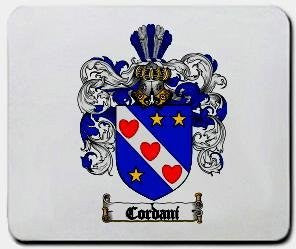 Cordani coat of arms mouse pad