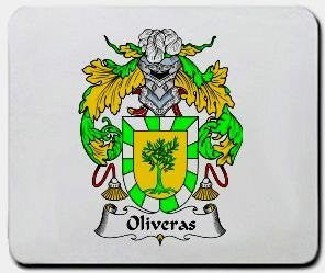 Oliveras coat of arms mouse pad
