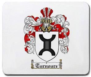 Turnoure coat of arms mouse pad