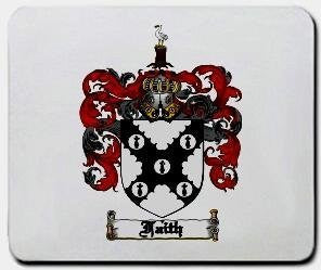 Faith coat of arms mouse pad