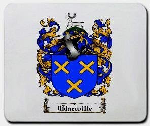 Glanville coat of arms mouse pad