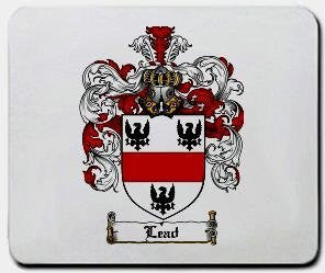 Lead coat of arms mouse pad