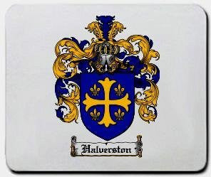 Halverston coat of arms mouse pad