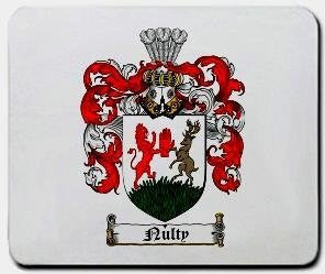 Nulty coat of arms mouse pad