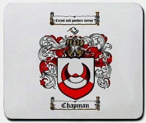 Chapman coat of arms mouse pad