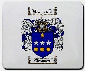 Grossett coat of arms mouse pad