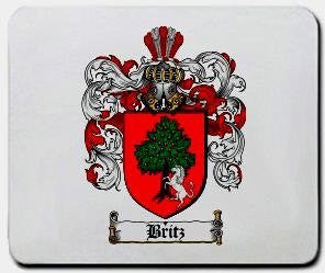 Britz coat of arms mouse pad