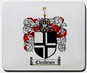 Clendenen coat of arms mouse pad
