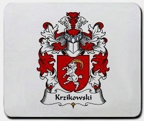 Krzikowski coat of arms mouse pad