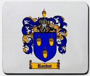 Rondot coat of arms mouse pad